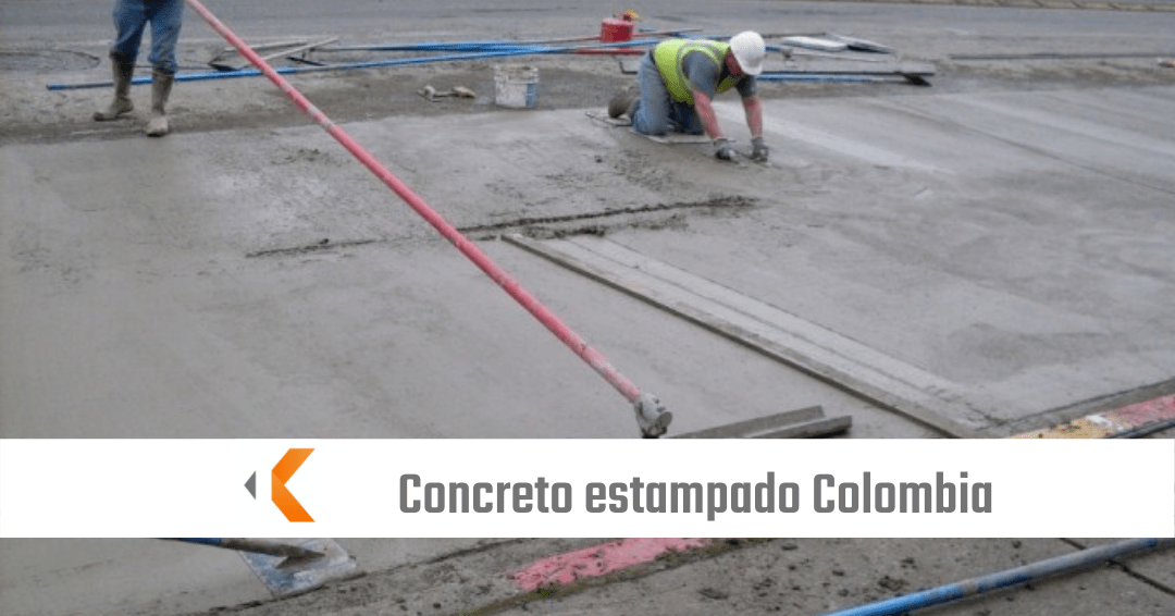 concreto estampado Colombia